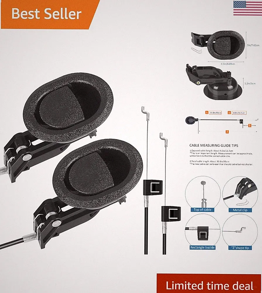 Durable Recliner Replacement Parts Set - Fits Most Sofa Models, 300 lb Cap.